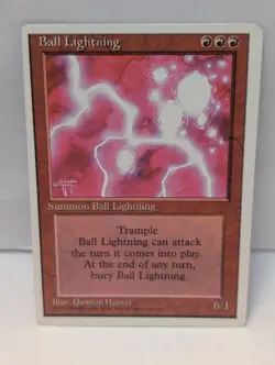 Ball Lightning MTG Core Set 4th Edition Regular - Image 2