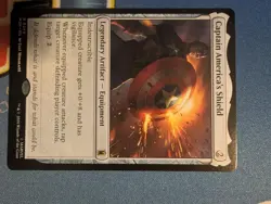 Captain America's Shield 244 Rare Marvel Super Heroes Magic: The Gathering NM - Image 1