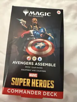 2026 MAGIC THE GATHERING MARVEL SUPER HEROES AVENGERS ASSEMBLE COMMANDER DECK - Image 1