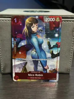 • Nico Robin • OP05-010 Alt Art Holo Foil Premium Promo One Piece TCG NM - Image 1