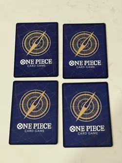 Playset Bandai One Piece TCG Mr.3 (Galdino) OP16-056 SR Blue English x4 - Image 2