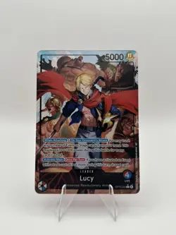 Lucy Alternate Art Alt Leader OP15-002 Foil English - One Piece TCG alternate - Image 1