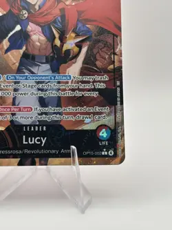 Lucy Alternate Art Alt Leader OP15-002 Foil English - One Piece TCG alternate - Image 4