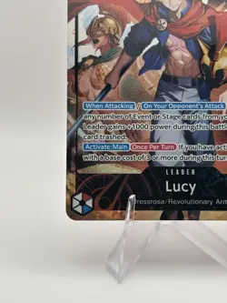 Lucy Alternate Art Alt Leader OP15-002 Foil English - One Piece TCG alternate - Image 5