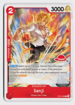 Sanji - (Luffy Deck) C Learn Together Deck Set ST21-003 NM - Image 1