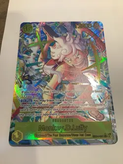 One Piece TCG Monkey D. Luffy EB04-061 SEC Alt Art – OP15 – NM - Image 3