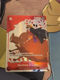Monkey D. Luffy Alt Art Rare One Piece TCG Gift Collection 2023 P-001 - Image 1