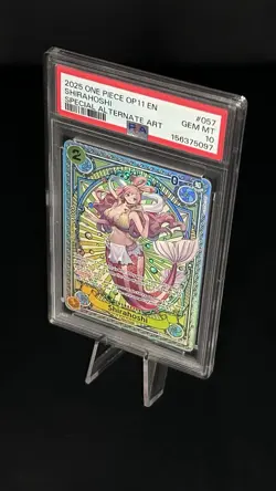 2025 One Piece OP11 En Shirahoshi Special Alternate Art #057 PSA 10 Gem Mint - Image 3