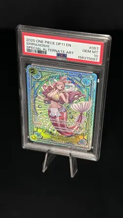 2025 One Piece OP11 En Shirahoshi Special Alternate Art #057 PSA 10 Gem Mint - Image 4