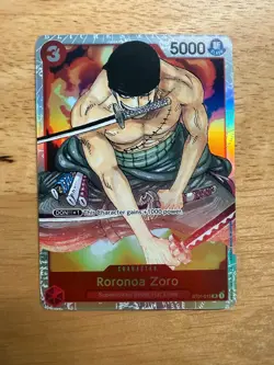 One Piece Roronoa Zoro SR Starter Deck 1: Straw Hat Crew ST01-013 - Image 1