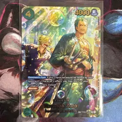 Bandai One Piece CCG Roronoa Zoro PRB02-006 Special Alt Art Foil 4000/4 EN - Image 1