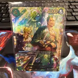 Bandai One Piece CCG Roronoa Zoro PRB02-006 Special Alt Art Foil 4000/4 EN - Image 3