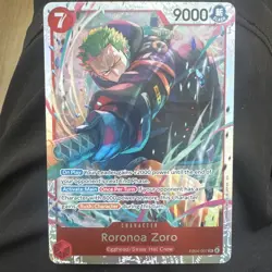 Roronoa Zoro EB04-007 SR ENGLISH OP15 One Piece Foil - Image 1