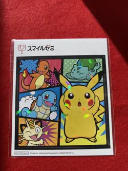 pokemon card Pokemon Smile Seminar Not for Sale Sticker Japanese - Image 1