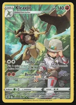 SWSH10: Astral Radiance Trainer Gallery Kleavor #TG08/TG30 Pokemon Card - Image 1