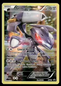 Pokemon Cards Genesect XY119 XY Promo Holo Promo LP - Image 1