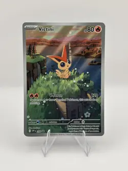 Pokemon TCG Victini Full Art Holo Black Star Promo Card 208 NM Condition - Image 1