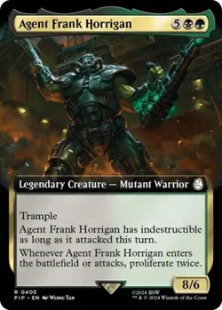 Agent Frank Horrigan (Extended Art) -Foil Near Mint MTG - Image 1