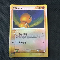 Pokemon Card Trapinch Reverse Holo LP Sandstorm 82/100 - Image 1