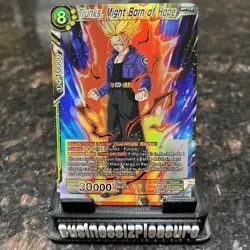 Trunks Might Born of Hope SR GOLD STAMP Foil Dragon Ball Super Card Game | NM - Image 1