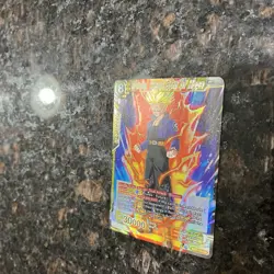 Trunks Might Born of Hope SR GOLD STAMP Foil Dragon Ball Super Card Game | NM - Image 5