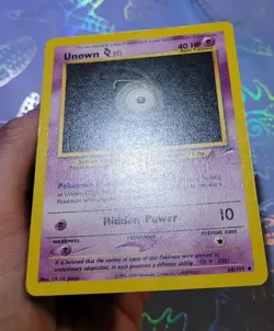 Unown Z 60/105 Neo Destiny Pokemon Card NM - Image 4