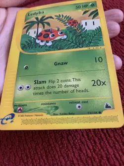 Ledyba Reverse Holo Pokemon Card Skyridge 73/144 - Image 5