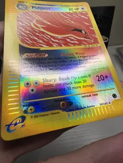 Pokemon Pidgeot EX Expedition 59/165 e-Reader Reverse Holo Rare Card NM-MT Clean - Image 4