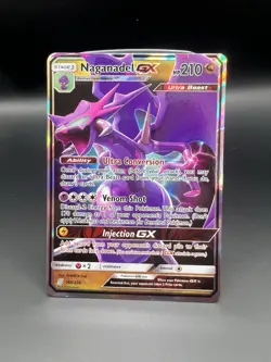 Naganadel GX 160/236 Unified Minds Holo Ultra Rare Pokemon TCG English 2019 - Image 4
