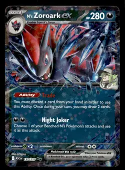 Pokemon TCG #137/217 N's Zoroark ex Ascended Heros - Image 1