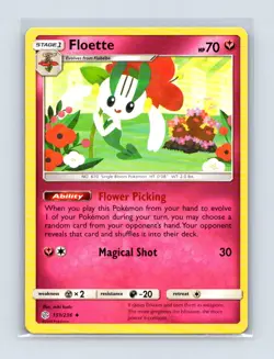 Floette 151/236 Uncommon Cosmic Eclipse Pokemon Lightly Played - Image 1