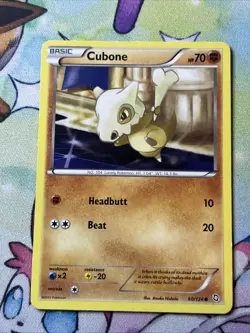 Cubone 60/124 B&W Dragons Exalted Common Pokemon LP - Image 1