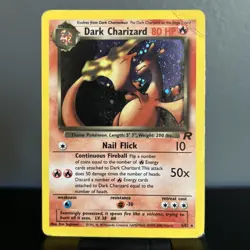 Dark Charizard 4/82 Pokemon Card TCG Team Rocket Holo MP-HP - Image 1