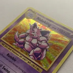 Pokemon TCG Nidoking 45/108 Evolutions Reverse Holo Holo Rare LIGHTLY PLAYED - Image 3