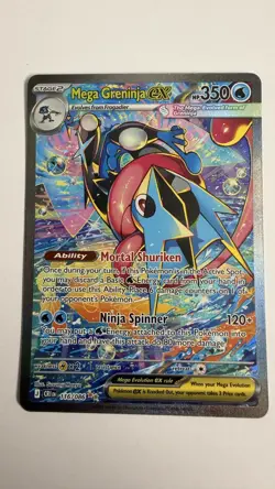 Pokemon ME04: Chaos Rising #116 / 086 Mega Greninja ex SIR - Image 1