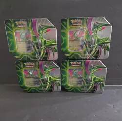 Pokemon Paradox Clash Iron Leaves ex Tin promo five packs NEW AND SEALED - Image 1