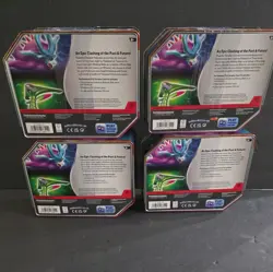 Pokemon Paradox Clash Iron Leaves ex Tin promo five packs NEW AND SEALED - Image 3