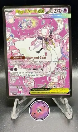 Pokemon Mega Diancie EX 282/217 - Ascended Heroes Special Illustration Rare NM - Image 1