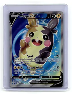 Morpeko V 190/202 Ultra Rare Sword & Shield Pokemon Holo NM - Image 1