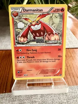 Darmanitan - 25/114 - Black & White Base Stamped Prerelease Holo Promo - Pokemon - Image 1