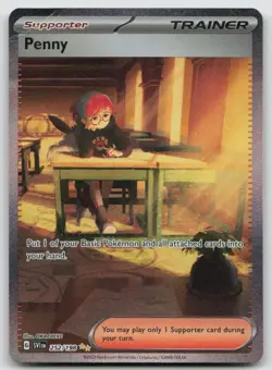 Penny 252/198 Special Illustration Rare Scarlet & Violet Pokemon Holo NM - Image 1