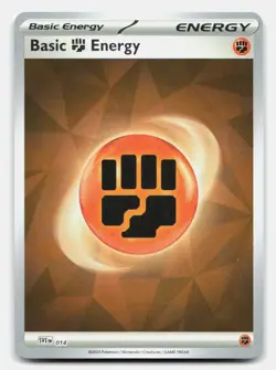 Basic Fighting Energy 014 Scarlet & Violet Energies Pokemon Holo NM - Image 1
