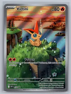 Victini 208 Holo Promo Scarlet & Violet Promo Pokemon Holo Near Mint - Image 1