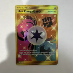 Unit Energy FightingDarknessFairy 146/131 Secret Rare Forbidden Light Pokemon MP - Image 1