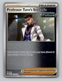 Professor Turo's Scenario 121/131 Prismatic Evolutions Pokemon Reverse Holo NM - Image 1