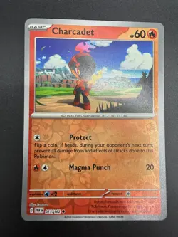 Charcadet 025/182 Common Paradox Rift Pokemon Reverse Holo Near Mint - Image 1