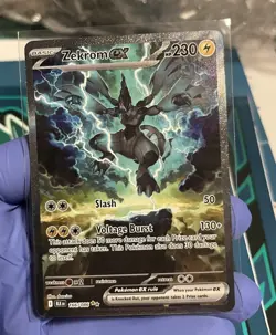 Pokemon TCG Zekrom EX SIR 166/086 Black Bolt English Pack Fresh - Image 2