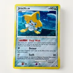 Pokemon TCG Jirachi 7/111 Rising Rivals Holo Rare 2009 - Image 1