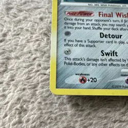 Pokemon TCG Jirachi 7/111 Rising Rivals Holo Rare 2009 - Image 5