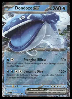 Pokemon SV10: Destined Rivals #066/182 Dondozo ex - Image 1